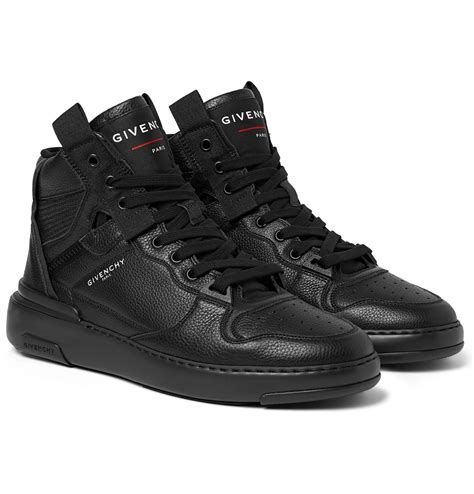 black and white givenchy sneakers|Givenchy wing high top sneakers.